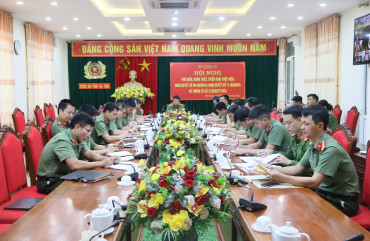Quán triệt nghị quyết của Đảng ủy Công an Trung ương về xây dựng pháp luật, cải cách hành chính